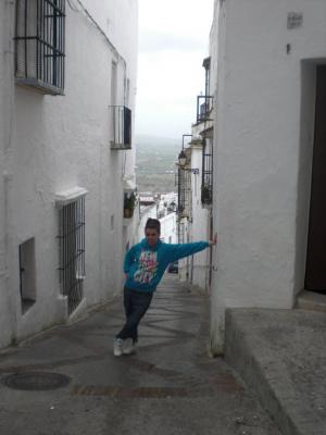 Olga en el carnaval de CAdiz
